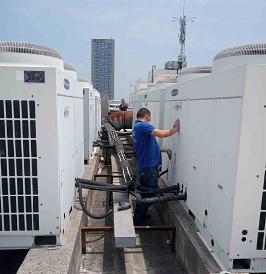 广宁中央空调制热和不制冷系统维修方法